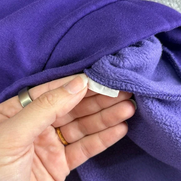 Fabletics Long Sleeve Sweatshirt Sweater Purple Womens S Athletic Active Women S - Picture 4 of 6